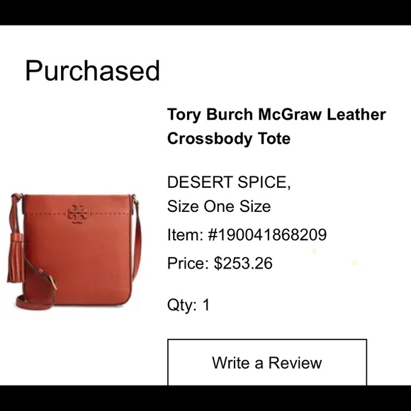 Tory Burch Desert Spice McGraw Crossbody bag - Picture 3 of 3